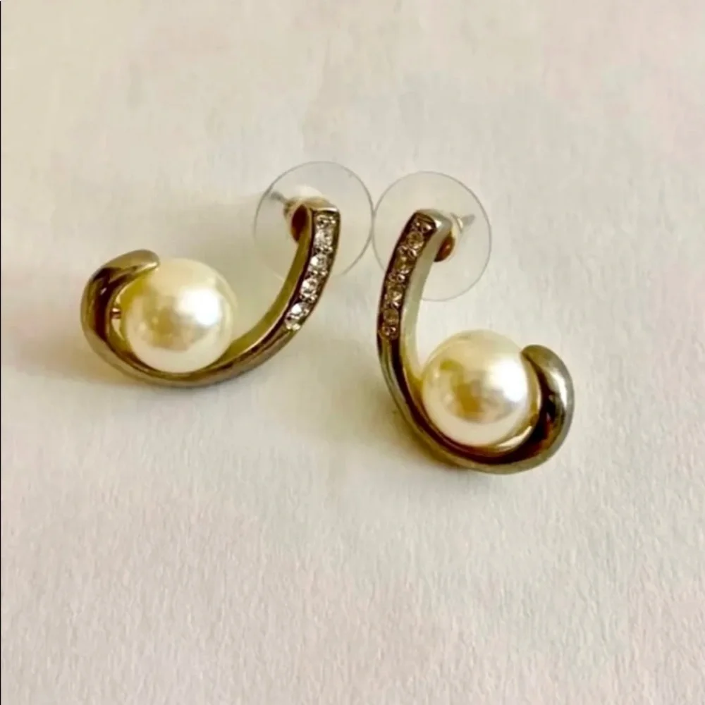 Pearl and Diamond Necklace Earring‎ Set